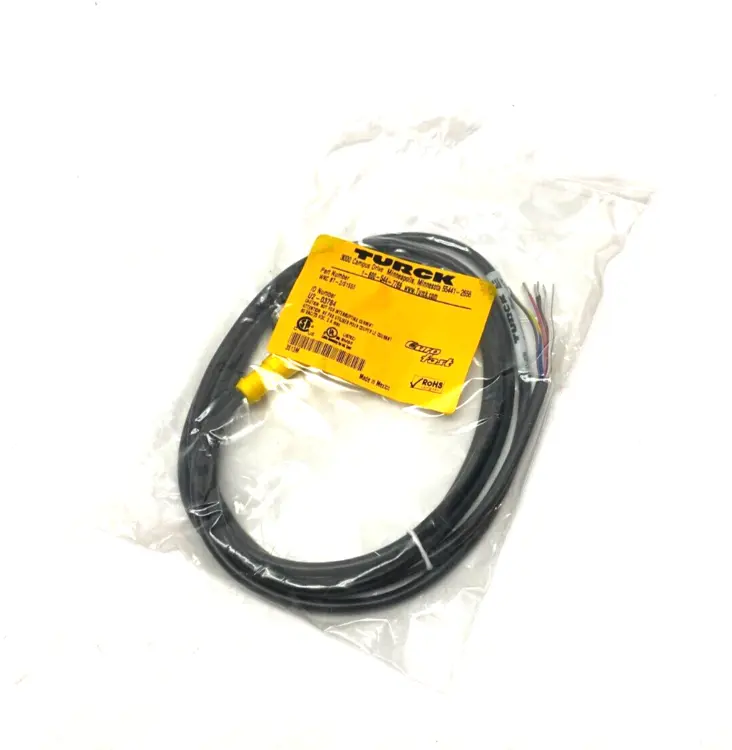 New | in-Stock Turck Eurofast M12 Right Angle Cordset Sgl-Ended Misc Electrical & Power Parts Michigan US | Maverick Industrial Sales #1397610