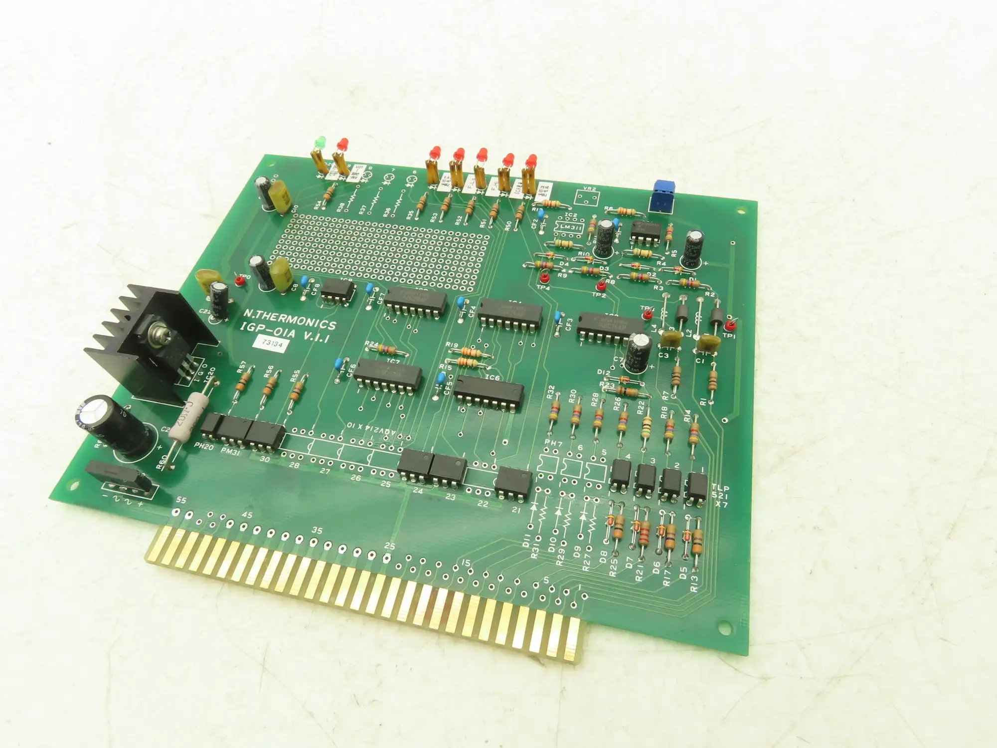 N Thermonics IGP-0IA V.I.I Printed Circuit Control Board PCB