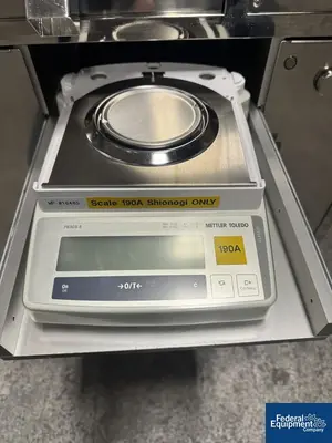 USED Shionogi Qualicaps Shionogi Qualicaps Capsule Checkweigher, Model CWI-40