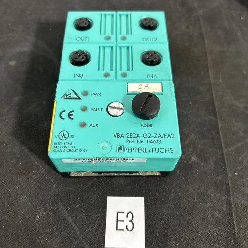 Used Pepperl+Fuchs VBA-2E2A-G2-ZA/EA2 Input / Output Modules | J&J Industrial Supply #544045