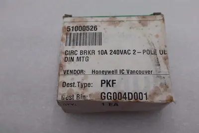 SCHNEIDER ELECTRIC GG004D001 CIRCUIT BREAKER 10A 240VAC STOCK #K-2326