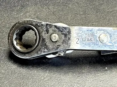 Blue-Point Tools RYA1618 1/2in. X 9/16in. 12 Point Offset Ratcheting Box Wrench