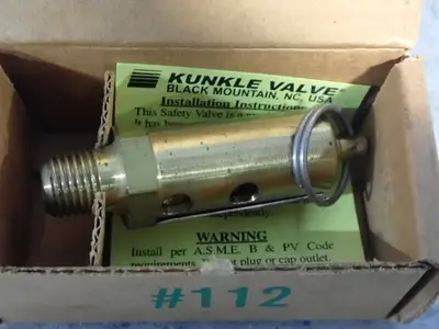 Used KUNKLE VALVE 0548A01KM007 Pumps Ohio US | HGR 24 #912500