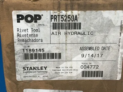 Used 2017 POP PRT5250A Tooling & Accessories (Other) Ohio US | HGR 24 #1260991