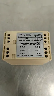WEIDMULLER 980086 Filter Unit 6 Amp Module BIN#4