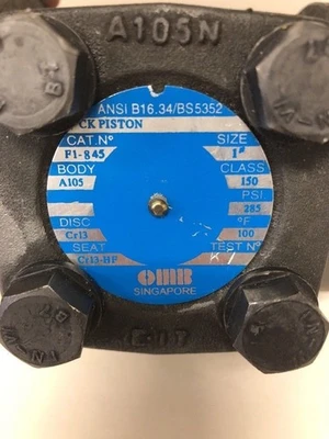 USED omb valves B16.34/BS5352