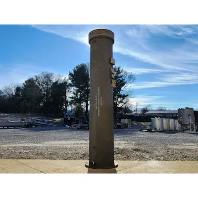 Used 24" Dia X 10'-6" Chlorine / Helium Gas Vaporizer Exchanger