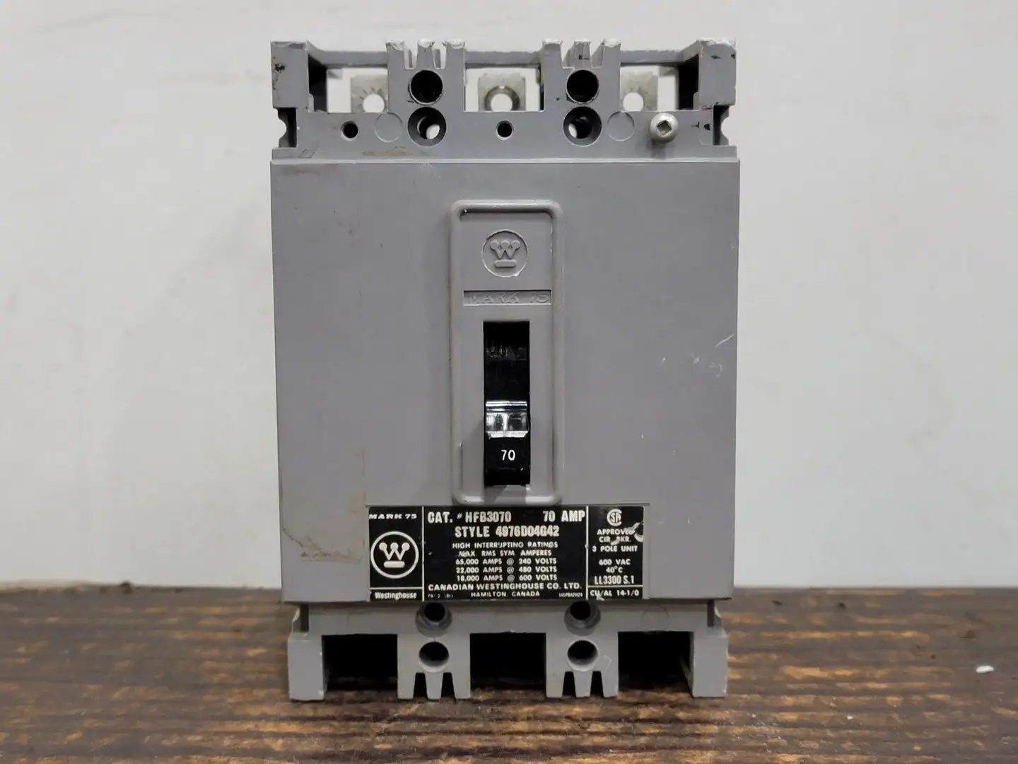 USED WESTINGHOUSE HFB3070