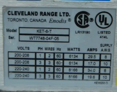 USED Cleveland KET-6-T.