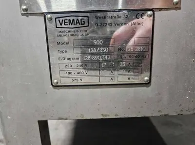 Used REISER VEMAG 500 Stuffers (Food) Texas US | Bakery Machinery and Engineering #1770339