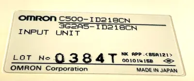 NEW OMRON C500-ID218CN PROGRAMMABLE CONTROLLER C500ID218CN