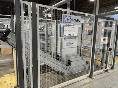 Homag CNC Angular Saw System w/ Automatic Loading & Unloading