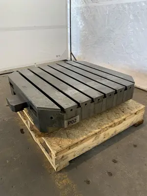 32" X 32" T SLOTTED TRANSFER TABLE. STOCK # 0846422