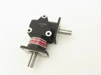 Crown C108806 Zero Max Gear Drive 1:1 Ration 5/8" Shaft 2 Way Right Angle