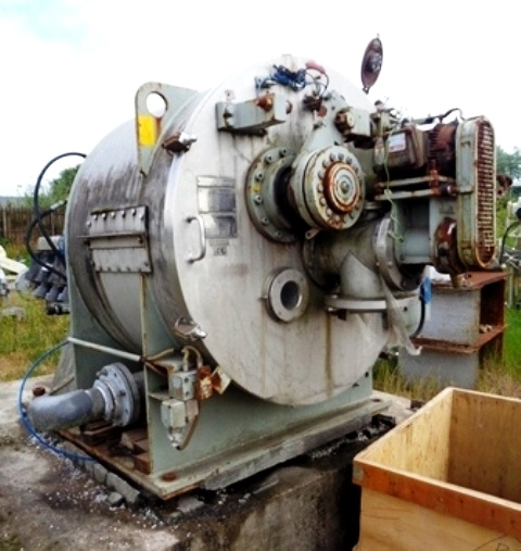 Krauss-Maffei HZ 100/2.0 Si peeler centrifuge, 316SS.