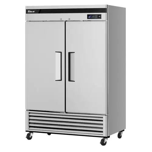 Turbo Air TSF-49SD-N 54 3/8" Super Deluxe Two Section Reach In Freezer, (2) Left/Right Hinge Solid Doors, 115v