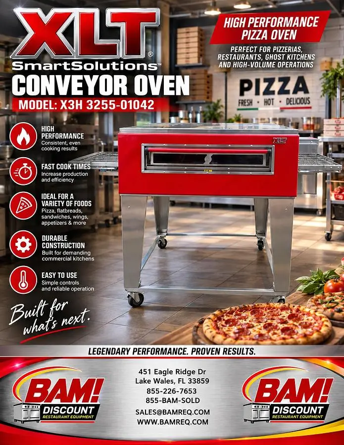 Used XLT 3255-01042 Conveyor Ovens Florida US | BAM Discount Restaurant Equipment #1452300