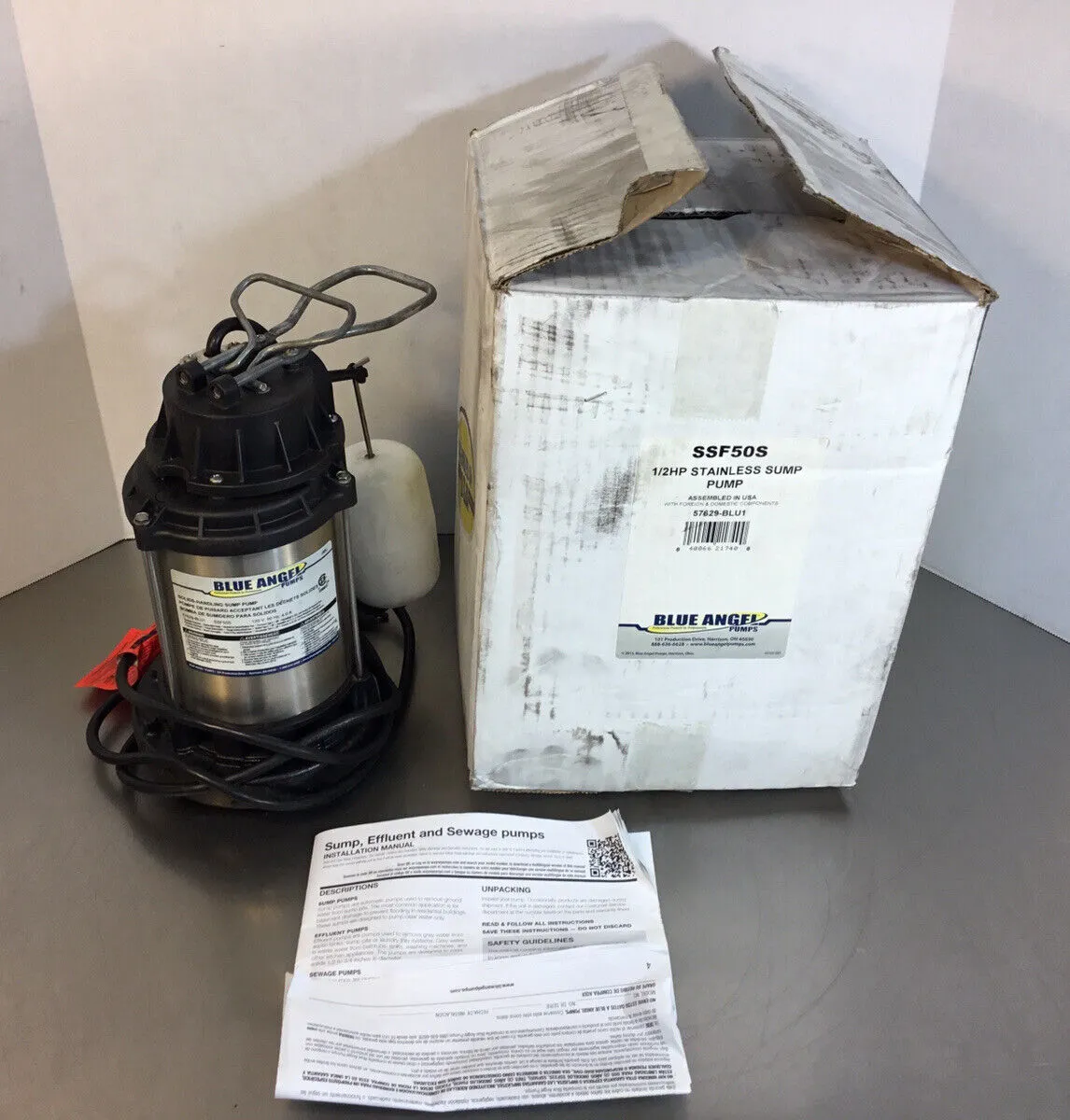 Used Blue Angel _UNKNOWN_ Sump Pumps South Carolina US | Palmetto Automation #1165594