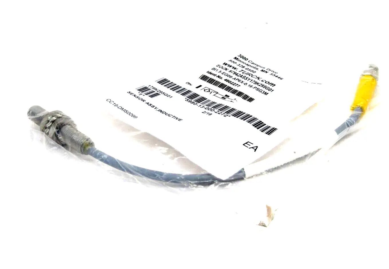 NEW TURCK BI1.5-EG08-AP6X-0.16-PSG3M SENSOR 4602277