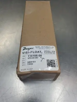 DWYER VFB-83-BV (116105-00) VISI-FLOAT SERIES VFB FLOWMETER. 5D-1