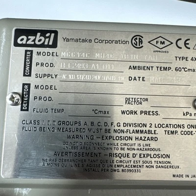 NEW Azbil mgg14c-mh4c-1B1N