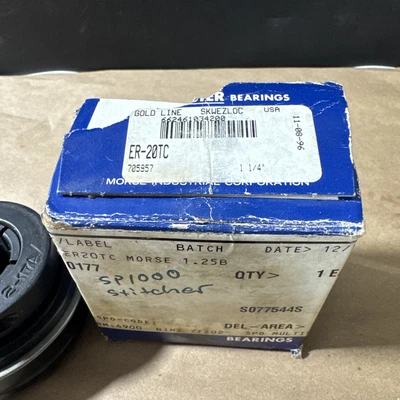 New open box Sealmaster ER-20TC Bearing Morse 1.25B Warranty 🇺🇸
