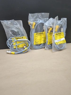 Lot Of 4 Turck RK 4.4T-1-WS 4.4T Actuator Sensor Cable (Fast Shipping)