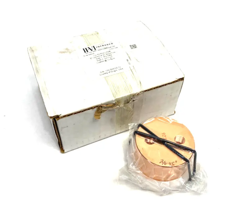 New | in-Stock II-VI INFRARED CU REFLECTOR 57.2MM DIA. 31.8MM THICK PO/TRZ, SPT/UC Misc Industrial Equipment | Maverick Industrial Sales #1113259