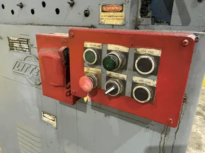 36" X .050 LITTELL MODEL #438-7PD CONTINUOUS STRAIGHTENING MACHINE: STOCK #21947