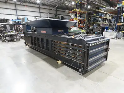 MaxPak Horizontal Cardboard Box Baler 48x42x72" Compactor Recycler 30Hp 460V
