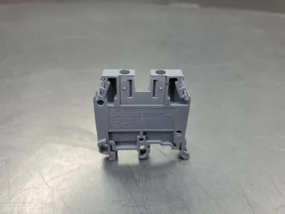 Entrelec M4/6 5116 Gray Terminal Block, Lot of 19. 4B-40