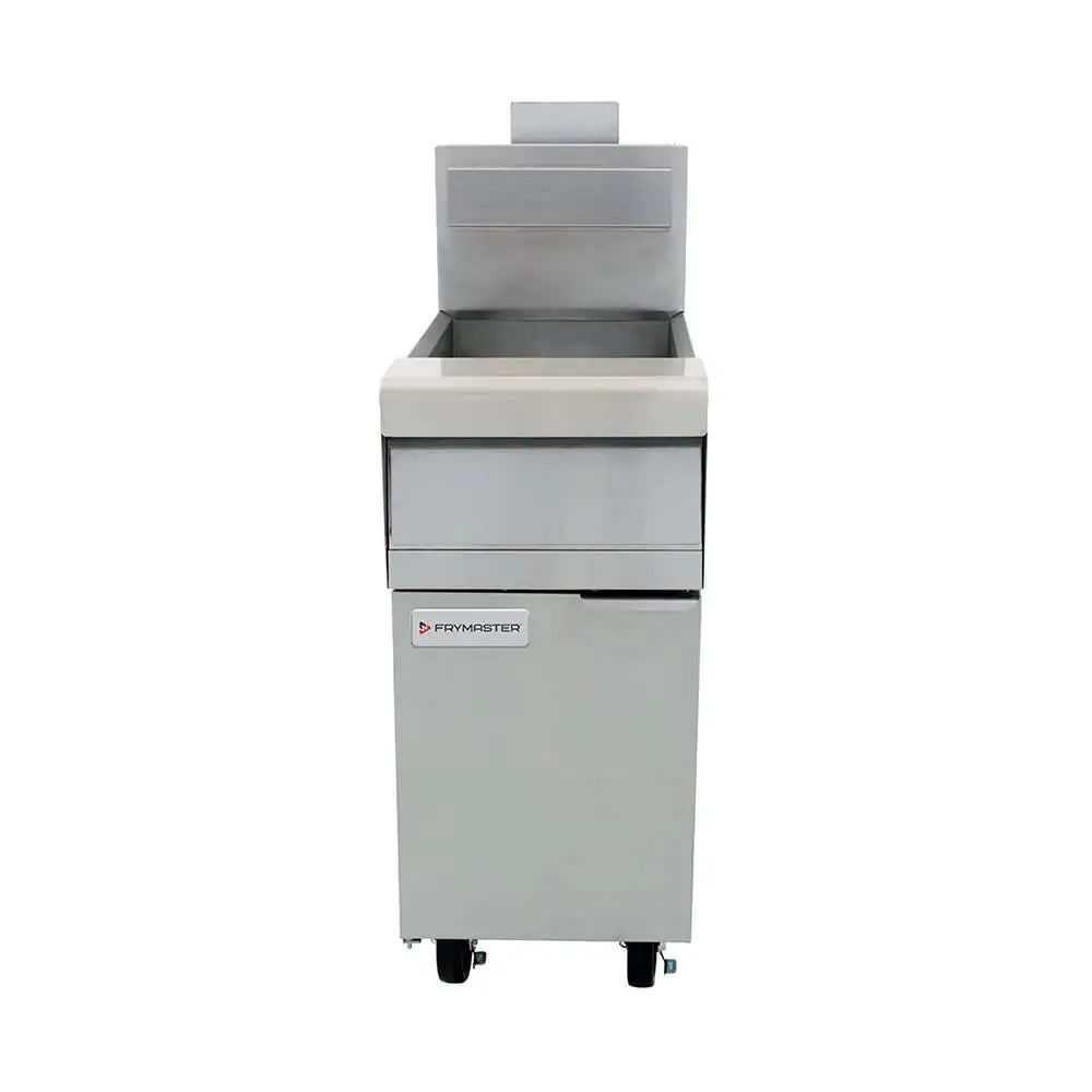 Frymaster MJ140 Gas Fryer - (1) 40 Lb Vat, Floor Model, Natural Gas