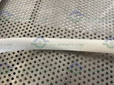 USED SANI TECH STHT-R-HD-0750 120" SILICONE HOSE W/ 1 1/2" SANITARY FITTING