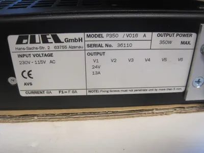 NEW QUEL MODEL P350 POWER SUPPLY P350 / V016