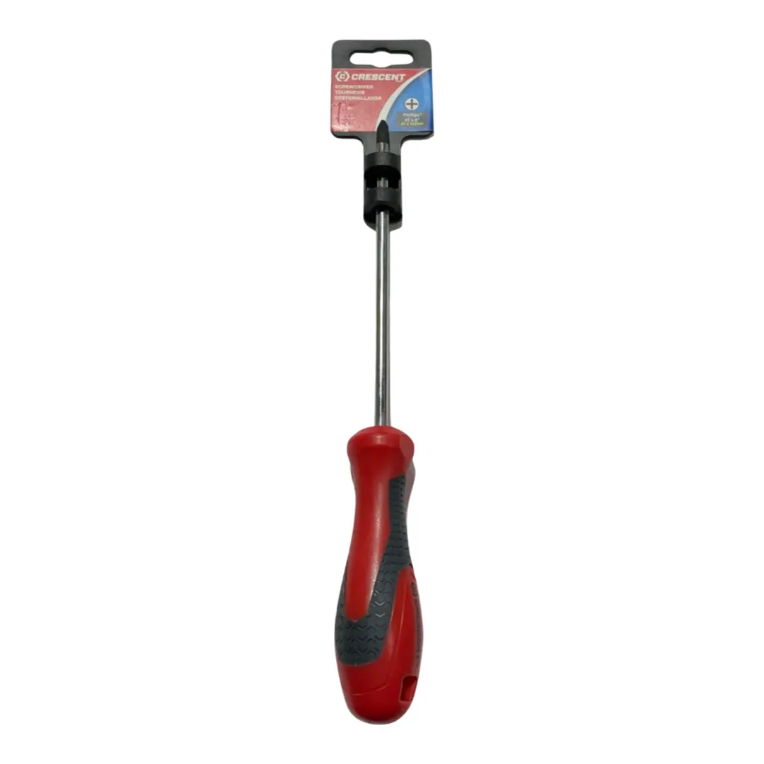 Crescent #2 Phillips Screwdriver Black Oxide Tip Dual Material Cushion Grip