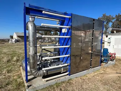 Heat Exchanger, Plate, 9,910 SF, S/st, GEA, (637) Plates #C744887