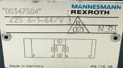 USED MANNESMANN REXROTH Z2S6164V