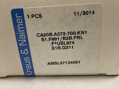 Used KRAUS & NAIMER CA20B-A372-700.KN1 Industrial Controls Ohio US | Surplus Asset Holdings #1236858