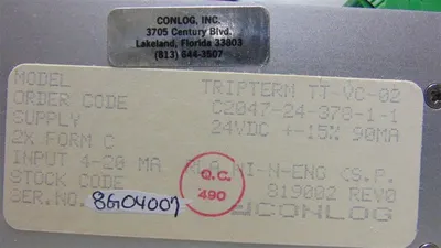 Conlog TT-VC-02 Tripterm VC02 Interface Module New NIB