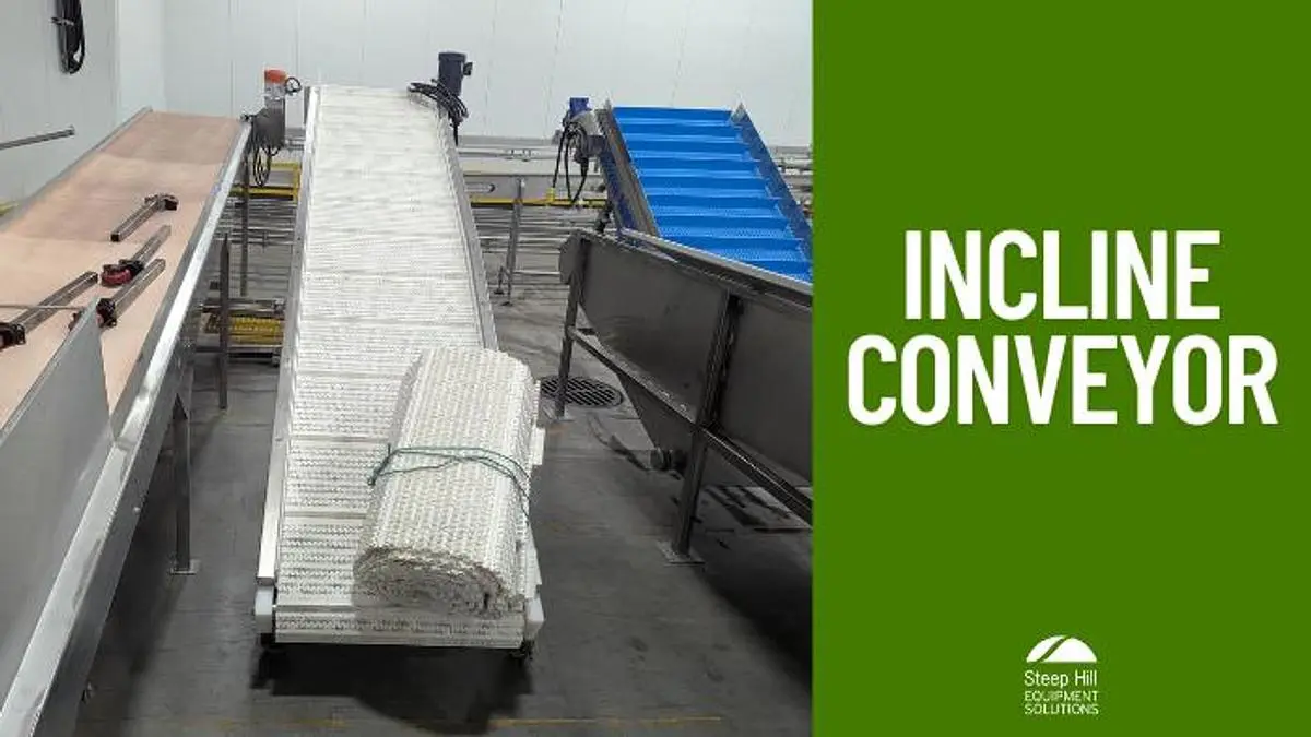30" W Incline Modular Belt Conveyor