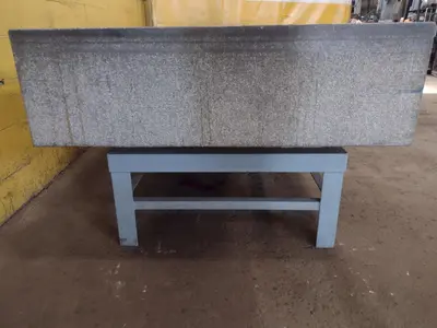 8' X 4' X 14" ROCK OF AGES PRECISION LAYOUT INSPECTION GRANITE TABLE: STOCK #23802