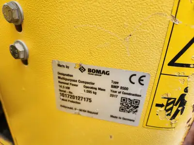 Used 2017 BOMAG BMP8500 Trench Rollers New York US | Abele Tractor #1343072