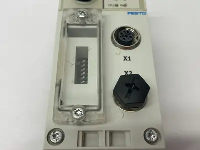USED FESTO ETHERNET/IP MODBUS® TCP NODE 1912451, CPX-GE-EV-S INTERLINK BLOCK