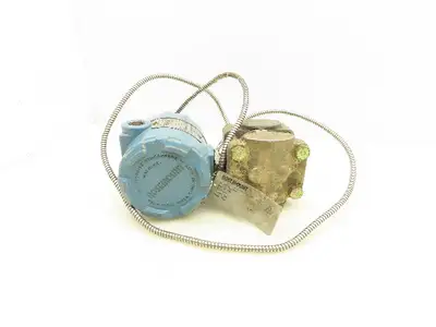 Rosemount 1151 Smart Pressure Transmitter w/Temp Sensor 750"H2O 45VDC 1/2"NPT