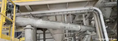 Used ANIVI 8’ x 15’ Ball Mill Grinding System – 370 HP Drive, Air Classifier & Dust Collection, Complete Zircon Milling Plant