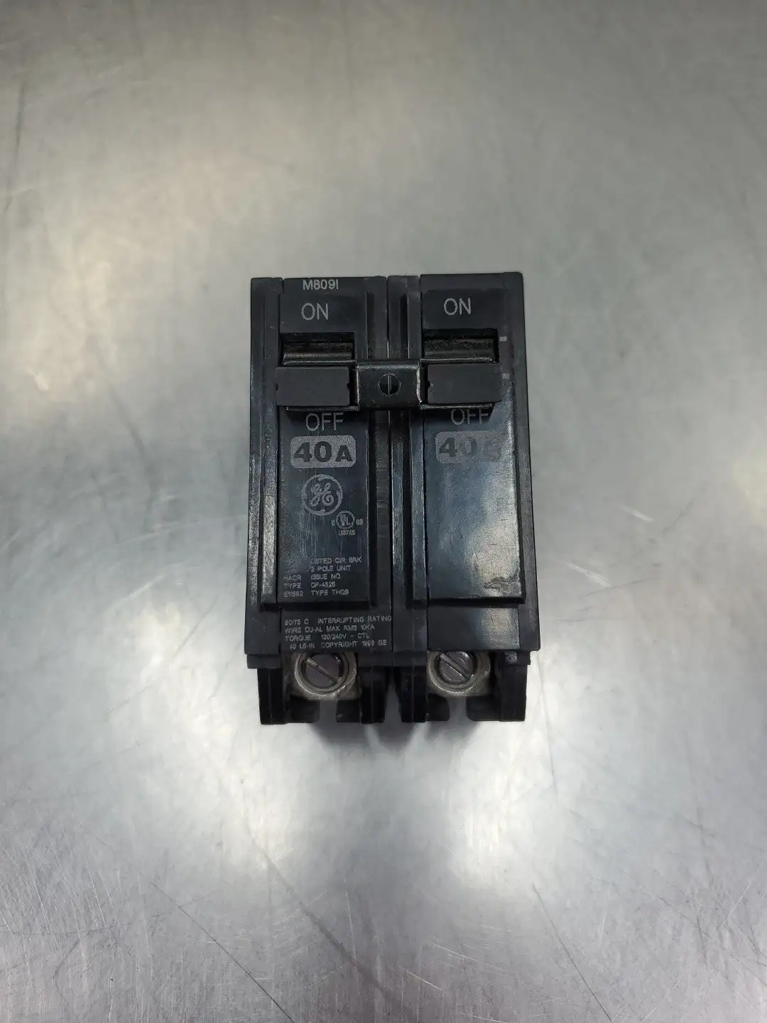 USED GE DP-4525 Circuit Breaker, 40A, 2P