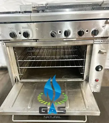 Quest Gas Range with 2 Burners and Charbroiler