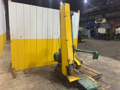 15 HP G&P MODEL 4168 4" X 168" BELT GRINDER: YOBRO #24126