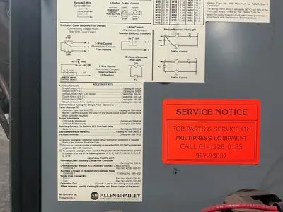 Used MULTIPRESS W4R87M Hydraulic Presses Ohio US | HGR 24 #1506949