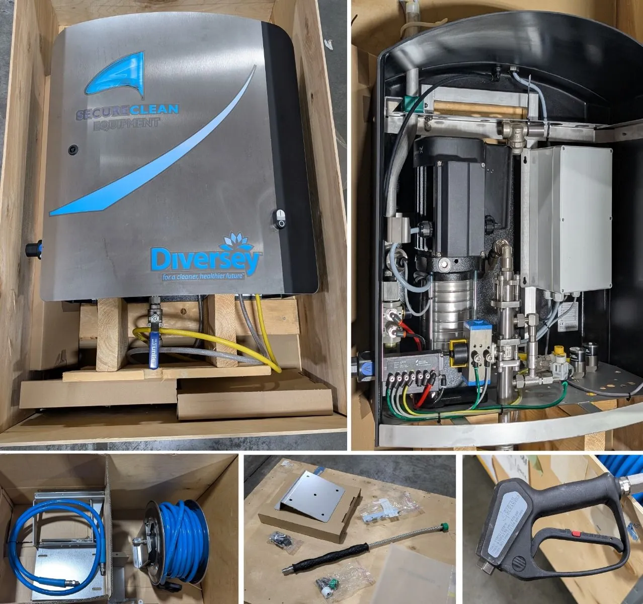 Diversey SecureClean Callisto 1 F D Low-Pressure Standalone Cleaning System New